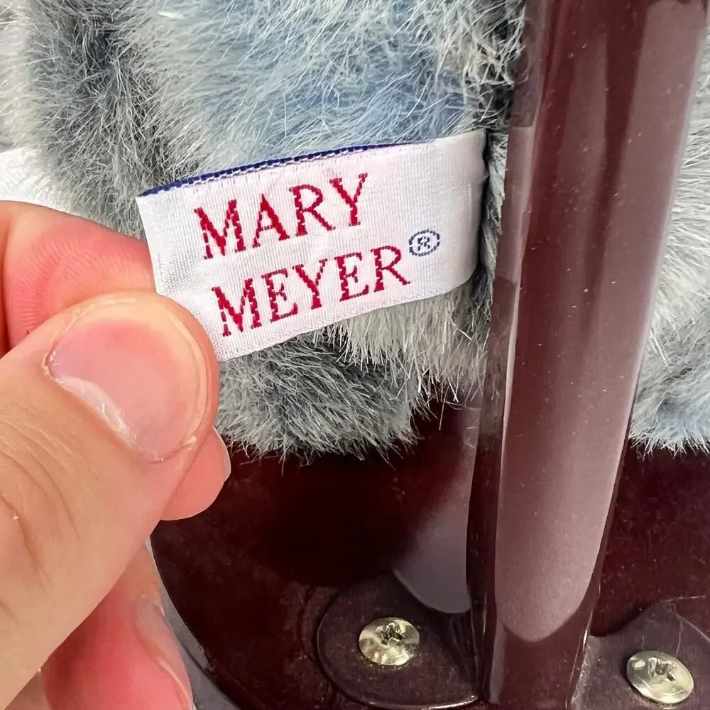 Mary‎ Meyer Grandma's Bear 1995 LE 589/2500 Jointed Blue Gray Plush Teddy Bear